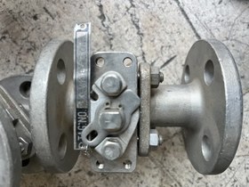 تصویر شیر توپی 3/4 اینچ دو تیکه کلاس 150 STEM CF8 SEAT CF8 BALL 304 BODY CF8 BALL VALVE 3/4" #150 BODY CF8 BALL 304 SEAT CF8 STEM CF8