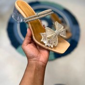 تصویر صندل پاپیون دوبند پاشنه ۵ (قالب کوچک‌پا) 