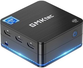 تصویر GMKtec Mini PC Preinstalled Windows 11 Pro 16GB RAM 512GB SSD, Micro Computers Intel N6005 (3.3GHz), Desktop Computer with 4K Triple Display, Dual LAN, WiFi6, BT5.2, NucBox7 for Office/Home/Business 