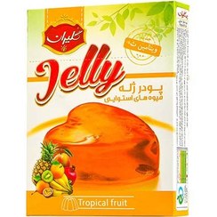 تصویر پودر ژله استوایی جعبه مقوایی 100 گرم گلیران 