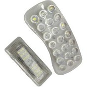 تصویر چراغ سقف و صندوق خودرو تک لایت مدل KQ258 مناسب برای کوییک بسته 2 عددی 