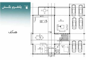 تصویر نقشه خانه دوبلکس ویلا 5 خوابه villa-010 