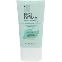 تصویر کرم پوشاننده رنگی پرودرما مدل Roseavest حجم 40 میلی لیتر 