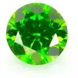 تصویر نگین گارنت دمانتوئید کرمان اصل کد 023 