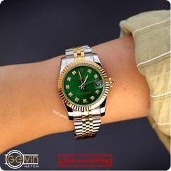 تصویر ساعت مچی رولکس دیت جاست فلزی زنانه ROLEX DATEJUST