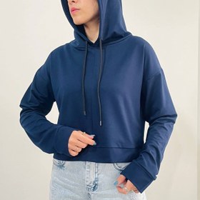 تصویر هودی کراپ زنانه کد 1206 