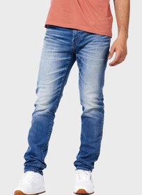 تصویر شلوار جین باریک شست‌وشو متوسط برند american eagle Mid Wash Slim Fit Jeans