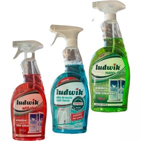 تصویر اسپری شیشه پاک کن لودویک 750 میل 