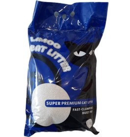 تصویر خاک گربه لیمو مدل سوپرپریمیوم ساده وزن 8 کیلوگرم ( فروش در تهران ) LIMOO litter super simple blue 8 KG