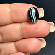 تصویر نگین سنگ اونیکس سلیمانی معدنی کد 60082 