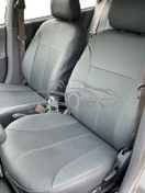 تصویر روکش صندلی هیوندای ورنا چرم طوسی 