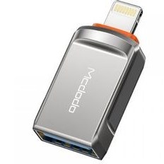 تصویر تبدیل USB-A به LIGHTNING مکدودو مدل OT-860 Mcdodo USB-A to Lightning Adapter OT-860 – Fast Data Transfer & OTG Support