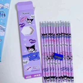 تصویر مداد چوبی طرح دار فانتزی pencil