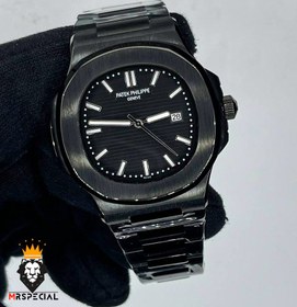 تصویر ساعت پتک فیلیپ ناتیلوس مشکی Patek Philippe Nautilus پتک فیلیپ ( Patek Philippe )