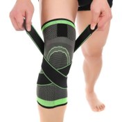 تصویر زانوبند ورزشی مدل بند ضربدری خارجی knee support