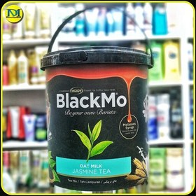 تصویر دمنوش تقویتی جو دوسر شیر و چای جاسمین بلاک مو (340گرم) black mo oat Milk jasmine tea 