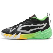تصویر کتونی بسکتبال Puma Scoot Zero پوما اسکوت زیرو Black-Fluo Green 