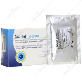 تصویر اشک مصنوعی تک دوز زیلویال 20 عدد Xiloial mono 20 Pcs