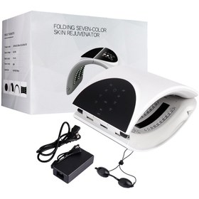 تصویر دستگاه تونل ال ای دی نور درمانی7رنگ تاشو Female led facial mask 7 colors led light therapy Female led facial mask 7 colors led light therapy