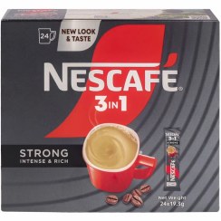 تصویر کافی میکس نسکافه استرانگ 3 در 1 وزن 20 گرم بسته 24 عددی 