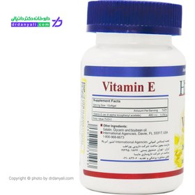 تصویر کپسول ژلاتینی ویتامین E 400 واحد هلث برست Health Burst Vitamin E Softgels