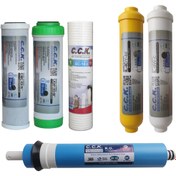 تصویر فیلتر ۶ مرحله تصفیه آب (پک کامل) water filter cck 6 set