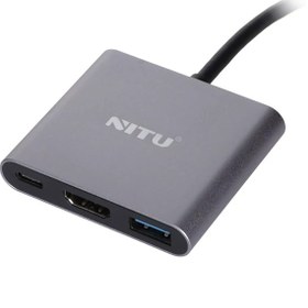 تصویر هاب 3 پورت نیتو NITU NN36 Type-C 