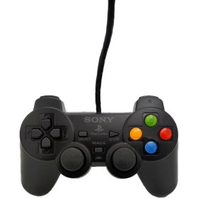تصویر دسته بازی تکی شوک دار سونی PS2 دکمه رنگی ا 135516 135516