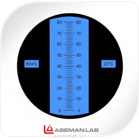 تصویر رفرکتومتر 0 تا 80 بریکس BRIX ATC 