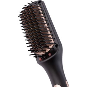 تصویر برس حرارتی دی اس پی مدل 11009 دی اس پی مشکی DSP Straightener Brush 11009