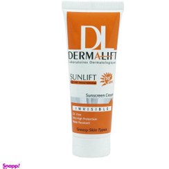 تصویر کرم ضدآفتاب درمالیفت (Dermalift) مدل بی رنگ با SPF50 حجم 40 میلی‌‌لیتر 