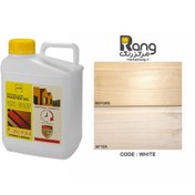 تصویر رنگ چوب گیاهی پریمیوم هامرز ، محافظت کامل با یک دست اجرا ، کد White سفید ، 5LT لیتری 