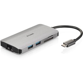 تصویر هاب 8 پورت USB-C دی-لینک D-Link مدل DUB-M810 