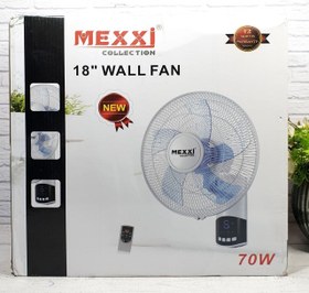 تصویر پنکه دیواری کنترل دار 70 وات FAN-18-W مکسی Fan stand mexxi model fan18w