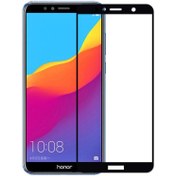 تصویر گلس و محافظ تمام صفحه Mletubl Full Glass for huawei 7A / Y6 2018 