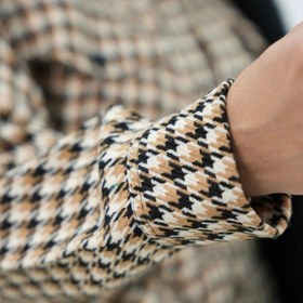 تصویر شکت دوجیب کمربنددار رنگارنگ - کد یک 