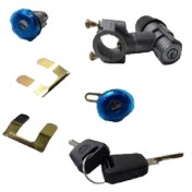 تصویر ست قفل سوئیچ استارت کامل پیکان وانت کد دار ایموبلایزر 