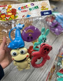 تصویر جغجغه شش تایی نوزادی و کودک کد 92008 