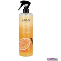 تصویر اسپری مو یانسی YUNSEY مدل CONDITIONER BIPHASIC SWEET ORANGE & TURMERIC دوفاز حجم 500ml اصل اسپانیا 