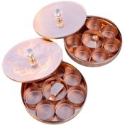 تصویر اردو خوری مسی هشت لیوانه 