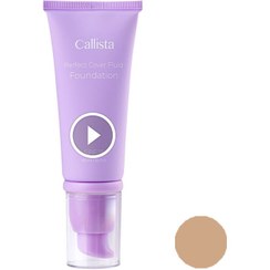 تصویر کرم پودر فلوییدی مدل Perfect Cover حجم 40 میلی لیتر کالیستا F03 Callista Perfect Cover Fluid Foundation 40 ml