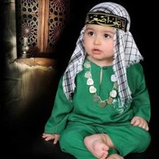 تصویر لباس شیرخوارگان حسینی لباس حضرت علی اصغر لباس بچه محرم لباس مشکی نوزاد 