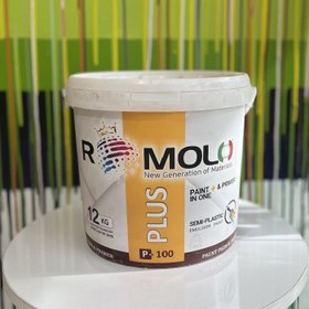 تصویر رنگ نیم پلاستیک 12 کیلو رومولو مدل P100 