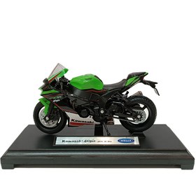 تصویر ماکت موتور فلزی کاوازاکی نینجا kawasaki ninja zx10R برند welly 