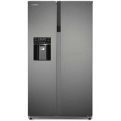 تصویر یخچال فریزر ساید بای ساید ایکس ویژن مدل HS550-SI رنگ نقره ای 