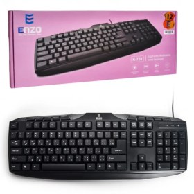 تصویر کیبورد سیم دار ENZO مدل K-710 Wired Keyboard ENZO K-710