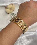 تصویر دستبند بنگل کارتیر رنگ نقره ای 