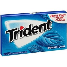 تصویر آدامس تریدنت نعنا تند ۳۳ گرم بدون شکر 