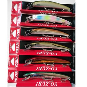 تصویر لور ماهیگیری اسپین یوزوری YO-ZURI CRYSTAL MINNOW S R110mm 