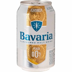 تصویر نوشیدنی مالت بدون الکل باواریا با طعم هلو 330 میلی لیتر Bavaria Bavaria peach malt drink 330 ml